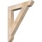 Ekena Millwork Traditional Slat Smooth Bracket, Douglas Fir, 3 1/2"W x 24"D x 28"H BKT04X24X28TRA06SDF - alternate 1